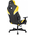  Кресло игровое Knight Thunder 5X Y черный/желтый эко.кожа 