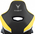  Кресло игровое Knight Thunder 5X Y черный/желтый эко.кожа 