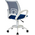  Кресло Бюрократ CH-W696 Blue на колесиках, сетка/ткань, синий 