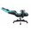  Кресло игровое Knight Thunder 5X BL черный/голубой эко.кожа 