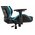  Кресло игровое Knight Thunder 5X BL черный/голубой эко.кожа 