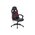  Кресло игровое Zombie Weaver R (Zombie Weaver Red) черный/красный ткань/эко.кожа крестов. пластик подст.для ног 
