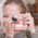  Детская камера HOCO DV200 Dual lens children printing camera pink 