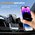  Автомобильный держатель HOCO HW14 Speed wireless fast charging car holder (center console) черный, металик, серый 