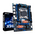  Материнская плата с процессором HUANANZHI X99-QD4+ Intel Xeon E5-2680 v3, Intel X99, Socket2011-3, 4xDDR4, PCI-Ex16, 6SATA3, 5.1-ch, GLAN, 4 USB 3.0, 