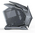  Корпус JONSBO MOD-3 Mini Gray без БП, боковые панели из закаленного стекла, mini-ITX, micro-ATX, серебристый 