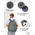  Рюкзак для ноутбука Lamark B167 Dark Grey 17.3" 
