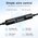  Наушники HOCO M101 Max Crystal grace wire-controlled earphones with microphone черный 