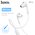  Наушники HOCO M101 Max Crystal grace wire-controlled earphones with microphone белый 