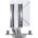  Кулер JONSBO CR-1400 V2 Color White LGA1700/1200/115X/AM5/AM4 (TDP 180W, PWM, 92mm Dynamic Multi-Color LED Fan, 4 тепловые трубки, 4-pin) Re 