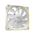 Вентилятор Geometric Future Squama 2503RW (1F2503R112011) Single Pack / 120mm, 2000 RPM, 69.11 CFM, 30.92 dBA, 5V ARGB, White, Reverse 
