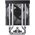  Кулер JONSBO CR-1400 V2 Color Black LGA1700/1200/115X/AM5/AM4 (TDP 180W, PWM, 92mm Dynamic Multi-Color LED Fan, 4 тепловые трубки, 4-pin) Re 