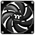  Вентилятор Thermaltake CT140 черный (CL-F148-PL14BL-A) 4-pin 30.5dB Ret 