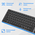  Клавиатура OKLICK K867W серый/черный 