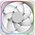  Вентилятор Geometric Future Squama 2503W (1F2503W112001) Single Pack / 120mm, 2000 RPM, 69.11 CFM, 29.0 dBA, 5V ARGB, White 