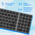  Клавиатура OKLICK K767W серый/черный 