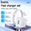  СЗУ HOCO C106A Leisure single port charger+Lightning (EU), (белый) 