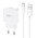  СЗУ HOCO C106A Leisure single port charger+Type-C (EU), (белый) 