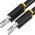  Кабель аудио Greenconnect GCR-AVC1114-0.5m jack 35mm/jack 35mm 0.5m черный стерео 