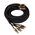  Акустический кабель Kicx RCA-06 (9100178) черный 