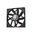  Вентилятор DEEPCOOL FT12 Slim 120x120x15мм (White LED, черный, 500-1850об/мин) Color Box 