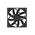 Вентилятор DEEPCOOL FT12 Slim 120x120x15мм (White LED, черный, 500-1850об/мин) Color Box 