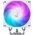  Кулер JONSBO CR-1000 Evo Color White LGA1700/1200/115X/AM5/AM4 (TDP 220W, PWM, 120mm Dynamic Multi-Color LED Fan, 4 тепловые трубки, белый) 