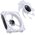 Вентилятор JONSBO ZL-120WR(3 in 1) White 120х120х25мм Reverse (ARGB LED, 800-1800об/мин, белый) Retail 