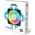  Вентилятор GMNG GG-CF120FRGB1-PWMBK RGB 120x120x25mm черный 4-pin 20-28dB 126gr Ret 