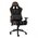  Кресло игровое ZONE 51 Gravity Z51-GRV-BO на колесиках, эко.кожа/замшевая ткань, черный/оранжевый 
