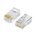  Коннектор UGREEN NW110 50246 RJ45 Network Connector for UTP Cat 5, Cat 5e 100pcs 