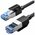  Кабель UGREEN NW153 80431 Cat8 CLASSⅠF/FTP Round Ethernet Cable With Braid 2m Black 