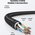  Патч-корд UGREEN NW153 80432 Cat8 CLASSⅠF/FTP Round Ethernet Cable With Braid 3m Black 