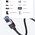  Патч-корд UGREEN NW153 80432 Cat8 CLASSⅠF/FTP Round Ethernet Cable With Braid 3m Black 