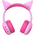  Наушники беспроводные PERO BH03 (PWH-BH03P) Pink, полноразмерные 