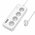  Сетевой фильтр HOCO AC21 Sunlight 4-bit (1C3A) desktop socket EU/GER черный 
