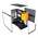  Корпус Geometric Future Model 5 Black Yellow (1AM5WKBY00100) / mid tower, E-ATX 