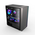  Корпус PcCooler LM300 ARGB BK, без БП, Flat Mid Tower, Black, TG, 0.45 SPCC, 1x120mm mATX, mITX 170/330/150mm 2x2.5", 5xPCI 1xUSB-A 3.0, 