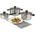  Кастрюля Rondell Quadro RDS-1596 3.1л стальной 