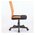  Кресло BRABIX Smart MG-313 (531844) на колесиках, сетка/ткань, черный/оранжевый 