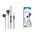  Наушники BOROFONE BM89 Surpass universal earphones with microphone черный 