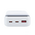  Powerbank Perfeo PF_E1637 Laptop 65W 20000mAh LED дисплей PD+QC 3.0 2Type-C 1 USB, max 65W White 