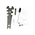  Пневмокраскопульт Radex Skull Titanium Spray Gun (20113) HVLP черный 