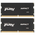  ОЗУ Kingston Fury Impact PnP (KF548S38IBK2-32) 32GB 4800MT/s DDR5 CL38 SODIMM (Kit of 2) 