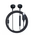  Наушники ACEFAST L2 USB-C Wired earphones Black 