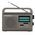  Радиоприемник SOUNDMAX SM-RD2110(темно-серый) 