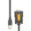  Кабель UGREEN CR104 20223 USB 2.0 A To DB9 RS-232 Male Adapter Cable 3m Black 