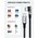 Кабель UGREEN US334 70645 USB-C 2.0 Male To Angled 90° USB-C 2.0 Male 5A Data Cable 2m Black 