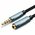  Кабель UGREEN AV118 40675 3.5mm Male to 3.5mm Female Extension Braid 2m Black 
