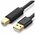  Кабель UGREEN US135 10351 USB 2.0 AM to BM Print Cable 3m Black 